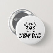 New Dad Button (Vorne & Hinten)