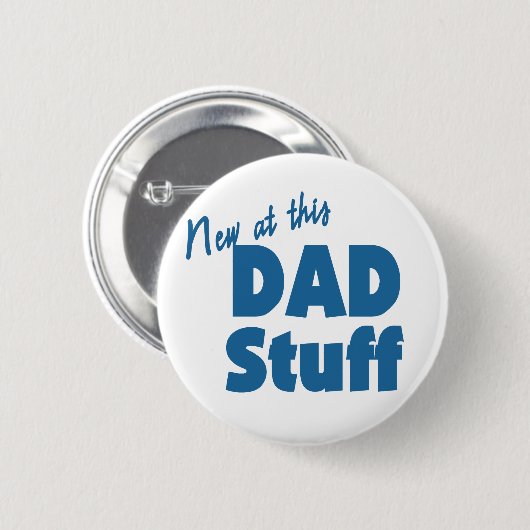 New Dad Button (Vorne & Hinten)