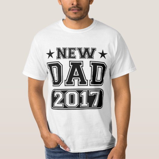 New Dad Crew 2017 T-Shirt (Vorderseite)