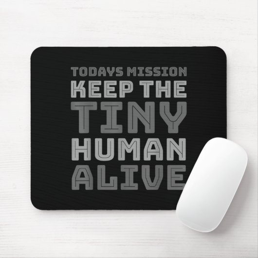 New Dad Designs Funny Father Keep The Tiny Human A Mousepad (Mit Mouse)