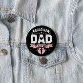 New Dad Es ist ein Mädchen Button (Beispiel)