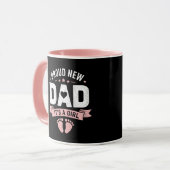 New Dad Es ist ein Mädchen Tasse (Vorderseite Links)