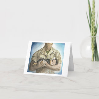 New Dad Feiertagskarte