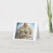 New Dad Feiertagskarte (Vorderseite)