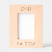 New Dad Geätzte Rahmen (Vorderseite)