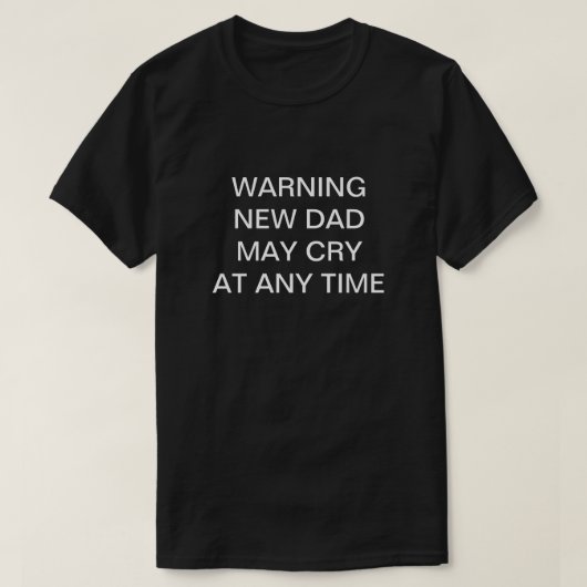 New Dad May Cry Funny Custom Slogan T - Shirt (Design vorne)