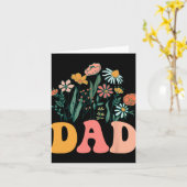 New Dad Wildflower First Birthday & Baby Showe Karte (Gelbe Blume)