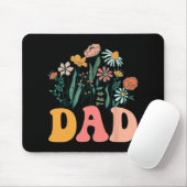 New Dad Wildflower First Birthday & Baby Showe Mousepad (Mit Mouse)