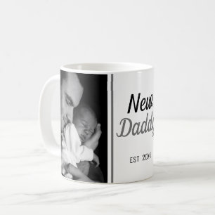 New Daddy 2 Foto Collage Kaffeetasse