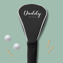 New Daddy Established 2022 Typografie Golf Headcover