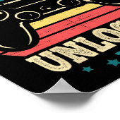 New Daddy I Leveled Up To Dad Mens Pregnancy Idea  Poster (Ecke)