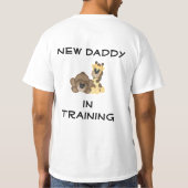 New Daddy in Training Classic T - Shirt (Rückseite)