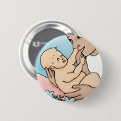 New Daddy und Baby Button (Vorne & Hinten)