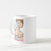 New Daddy und Baby Kaffeetasse (Vorderseite Links)