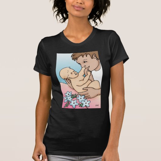 New Daddy und Baby T-Shirt (Vorderseite)