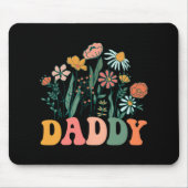 New Daddy Wildflower First Birthday & Baby Sho Mousepad (Vorne)