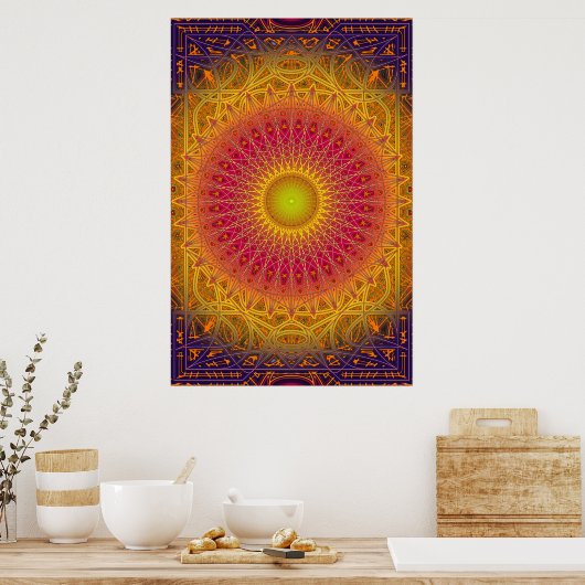 New Dawn Mandala Poster (Küche)