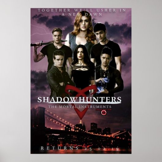New Dawn Shadowhunters 3b Poster (Vorne)