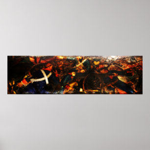 "New Deal" WPA Art Deco Grunge Banner Poster