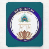 New Delhi India Mousepad (Vorne)