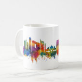 New Delhi India Skyline Kaffeetasse (Vorderseite Links)