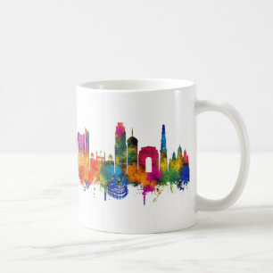 New Delhi India Skyline Kaffeetasse