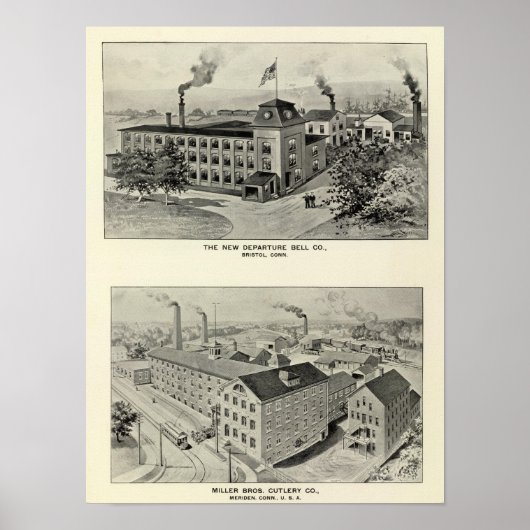New Departure Bell Co., Miller Bros Cutlery Co Poster (Vorne)