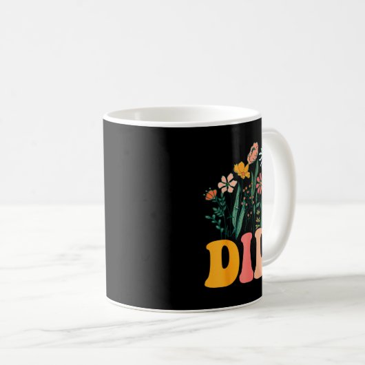 New Didi Wildflower First Birthday & Baby Show Kaffeetasse (VorderseiteRechts)