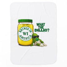 New Dillivery in Town Baby Boy Blanket