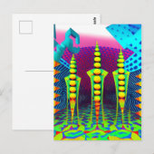 New Dimensions Beckon - Ken Gage Art Postkarte (Vorne/Hinten)
