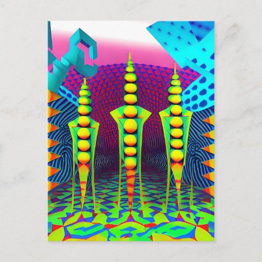 New Dimensions Beckon - Ken Gage Art Postkarte (Vorderseite)