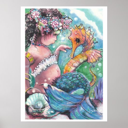 "New Discoverys" Mermaid Poster (Vorne)