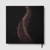 New Doctor, PhD Doctorate floral matte gift Gästebuch (Rückseite)