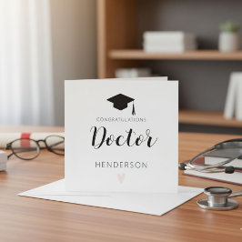 New Doctorate Degree Card Doctorate Degree Card Einladung