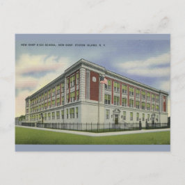 New Dorp High School, Staten Island, NY Postkarte