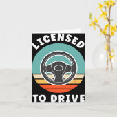 New Driver Driver's Permit Celebration Teen Driver Karte (Gelbe Blume)