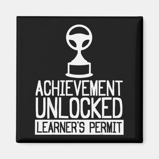 New Driver Learner Permit Driving School - Driver' Magnet (Vorne)