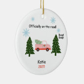 New Driver Ornament, Custom Licensed Driver Gift Keramik Ornament (Rechts)