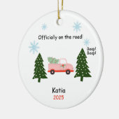 New Driver Ornament, Custom Licensed Driver Gift Keramik Ornament (Links)