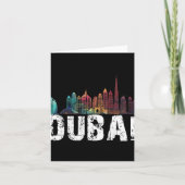 New Dubai Love Skyline Uni For Holidays In Dubai Karte (Vorderseite)