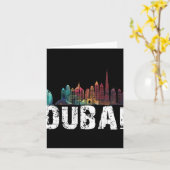 New Dubai Love Skyline Uni For Holidays In Dubai  Karte (Gelbe Blume)