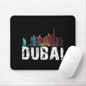 New Dubai Love Skyline Uni For Holidays In Dubai Mousepad (Mit Mouse)