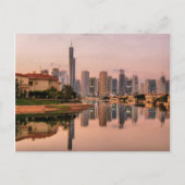 New Dubai Skyline Postkarte (Vorderseite)