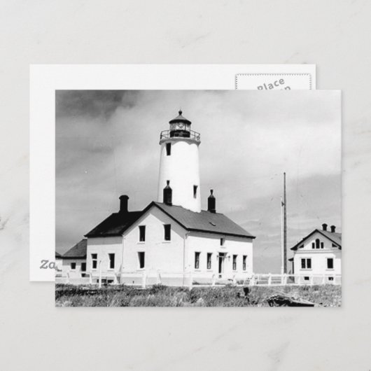 New Dungeness Lighthouse Postkarte (Vorne/Hinten)