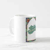 New Eid Mubarak Elegant Turkish Green Mug Kaffeetasse (Vorderseite Links)