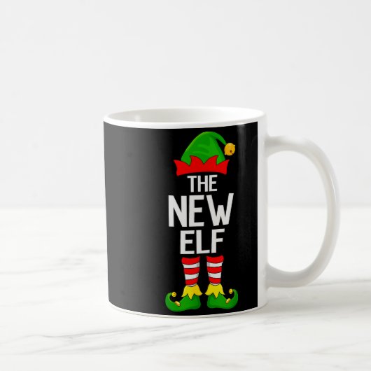 New Elf Xmas Matching Family Elf Squad Christmas  Kaffeetasse (Rechts)