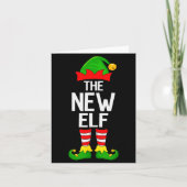 New Elf Xmas Matching Family Elf Squad Christmas Karte (Vorderseite)
