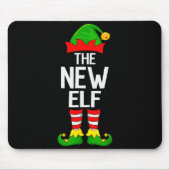 New Elf Xmas Matching Family Elf Squad Christmas Mousepad (Vorne)