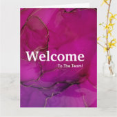 New Employee Welcome Card Karte (Gelbe Blume)