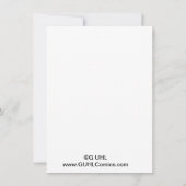 "New Employee Welcome" von GUHLComics flat Note C Mitteilungskarte (Rückseite)